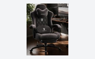 Dowinx Heated Massage Fabric Gaming Chair Review: Seat Fit and Desk Compatibility