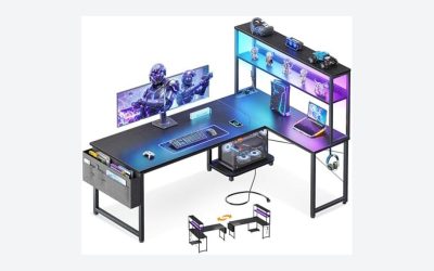 ODK 53-Inch L-Shaped Gaming Desk Review: Storage, Power and Fit Tradeoffs